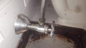 Closing the toilet's shutoff valve. Toilet Wetter Supply Shut Off Valve Doesn T Shut Off Water How Would I Replace This Is It Easy Plumbing