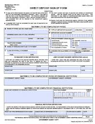 Download Federal Direct Deposit Sign Up Form | SF-1199A-2012 ...