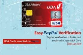 We did not find results for: How To Link Uba Prepaid Card To Paypal Uba Africard Paypal Verification Cameroon For Sale