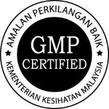 Tiga bidang warna biru turqoise. Vectorise Logo Gmp Certified Good Manufacturing Practice Vectorise Logo