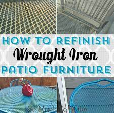 Shop wrought iron tables and other wrought iron furniture from the world's best dealers at 1stdibs. So Much To Make How To Refinish Wrought Iron Patio Furniture