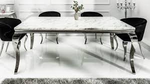 Table De Salle A Manger Baroque Plateau Marbre Blanc Zita Gdegdesign Salle A Manger Baroque Table Salle A Manger Meuble Salle A Manger