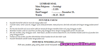 Berikut ini adalah rincian soal uas sosiologi kelas 12 sma/ma semester 1. Soal Pas Sosiologi Kelas 10 Tahun Pelajaran 2020 2021 Programpendidikan Com