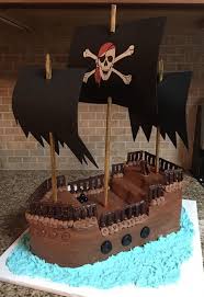 Pirate Ship Birthday Cake On Cake Central Kindergeburtstag Kuchen Piraten Kinder Kuchen Geburtstag Kinder Geburtstag Torte