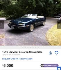 How bad of an idea is it to buy this 93 lebaron? : r/whatcarshouldIbuy