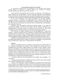 Diversos mitos, cristãos e pagãos, relatam casos de cinocéfalos. S Cristovao Diabo Oracao