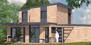 Maison Etage Toit Monopente Recherche Google Maison Etage Maison Bardage Bois