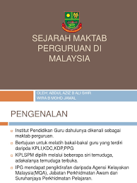 972 likes · 420 were here. Kump 11 Sejarah Maktab Perguruan Di Malaysia