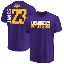 Lakers vs bucks playoffs nba 2k20 ep 44. Majestic Lebron James Los Angeles Lakers 23 Men S Vertical Player T Shirt Purple Small Amazon Com Au Fashion