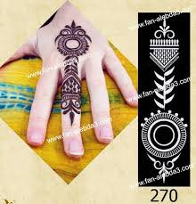 Arabic Design Henna Stencil Sticker Design Code No 270 Henna Stencils Stencil Stickers Henna