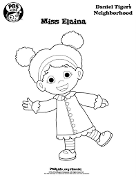 Coloring Pages For The Kids Make A Coloring Book Out Of Construction Paper Hole Punch And Yarn Give Daniel Tiger Birthday Party Daniel Tiger Tiger Birthday