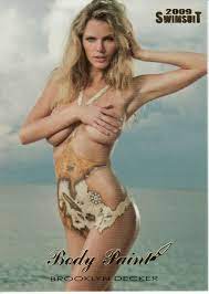 Listed below are the complete brooklyn decker body measurements details including her height, weight, shoe, bra cup, dress, bust, waist and hip size. Free Brooklyn Decker 2008 Sports Illustrated Swimsuit Model Actress Rare Body Paint Insert Sports Trading Cards Listia Com Auctions For Free Stuff