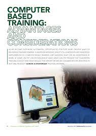 Learn how computer based training makes it easier than ever before to become an envi or idl expert! Pdf Computer Based Training Advantages And Considerations