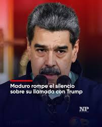 El presidente de Venezuela, Nicolás Maduro, confirmó este miércoles, 3 de  diciembre de 2025, que sostuvo una llamada con su par estadounidense Donald  Trump hace 10 días y señaló que esta se