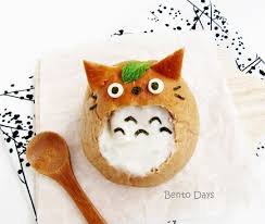 Totoro Bread Bowl Bento Kawaii Cooking Fun Kids Food Kawaii Food
