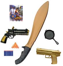 Haven't you seen the best pubg trailer on youtube? Buy Halo Nation Pubg Gun Machete Toys For Kids Survival Role Play Set Plastic Pubg Toys Online At Low Prices In India Amazon In