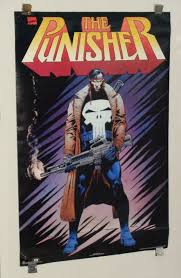 Rare Vintage Original 1994 Marvel Comics The Punisher 35 By 23 Etsy Punisher Marvel Marvel Posters Punisher Art