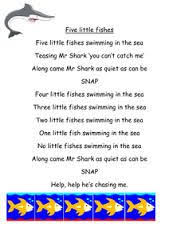 5 Little Fishies Swimming In The Sea Lyrics Google Search Ocean Theme Preschool Preschool Songs Classroom Songs