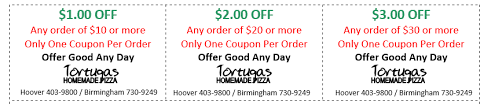 Tortugas Homemade Pizza