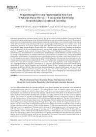 Smp makalah kegiatan ekstrakurikuler futsal jurnal kegiatan ekstrakurikuler futsal kegiatan ekstrakurikuler sd global disajikan. Pdf Pengembangan Desain Pembelajaran Seni Tari Di Sekolah Dasar Berbasis Localgenius Knowledge Berpendekatan Integrated Learning