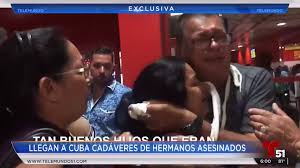 Mis hermanos asesinados dan ganas de llorar como matan a nuestra gente inocente por aferrarse al poder. Llegan A Cuba Cadaveres De Los Tres Hermanos Asesinados En West Palm Beach Noticiero Universal