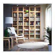 Billy Oxberg Bookcase Birch Veneer 78 3 4x11 3 4x93 1 4 Ikea Bookcase Design Home Library Design Home