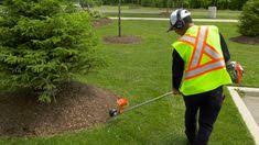 Comment Demarrer Et Utiliser Un Coupe Bordure Husqvarna Husqvarna Bordure Les Coupes