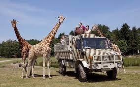 Safari parks often have other associated tourist attractions: Neu 2021 Die Unimog Safari Serengeti Park