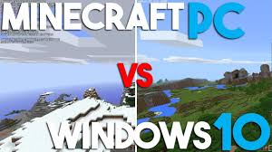 If the graphics driver on your pc is outdated or corrupted, you may not be able to enjoy the optimal gaming. Minecraft Windows 10 Edition Vs Pc Minecraft Which Performs Better Youtube