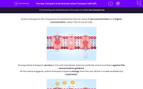 Diffusion student worksheet from diffusion and osmosis worksheet answer key. Compare Active Transport With Diffusion And Osmosis Worksheet Edplace