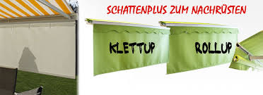 Diese markise ist mit einem aufrollbaren motorisierten volant erhältlich, sodass sie nie wieder von tiefstehender sonne gestört werden und zusätzliche privatsphäre schaffen. Klettup Und Rollup Schattenplus Zum Nachrusten Vario Volant Nachrusten