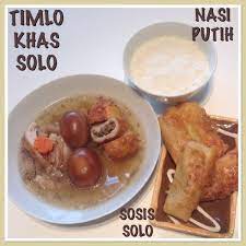 Timlo Khas Solo Food Indonesian Food Breakfast