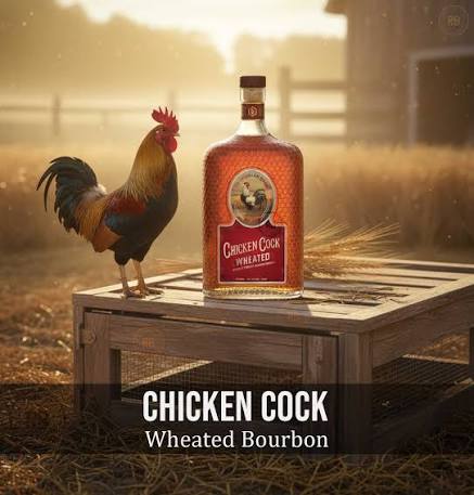 Пару постеров старой рекламы алкоголя. Бурбон Fighting Cock  