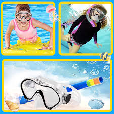 Are there swim goggles with a nose cover? Anti Fog Uv Protection Lens Waterproof Socket 180 View Angle Face Mask For Youth Children Junior Teens Fpxnb Kids Swim Mask Snorkel Gear Scuba Diving Snorkeling Swimming Goggles With Nose Cover Diving