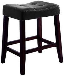 Saddle mid century black leather counter stool zin home. Crown Mark Kent 24 Black Saddle Chair 2787c 24 Bk Crabtree Furniture Co Russellville Kentucky