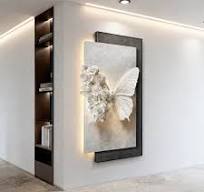 Double-layer three-dimensional sandstone wall decoration 39.4" H x 19.7" W  x 1.96" D
