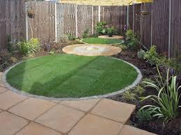 Small Wedge Shaped Garden With Circular Design Longacres Landscape Circular Garden Design Backyard Landscaping Designs Outdoor Gardens Design
