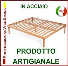 Letto matrimoniale per rete 160 x 190 promozione €. Rete Matrimoniale In Legno Doghe 160 X 190 195 200 Letto Doppio Reti Due Piazze Ebay