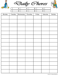 Lilliput Station Chore Charts For Large Families Free