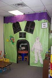 Pin By Vanessa Pre K Pages On Preschool Dramatic Play Themes Dramatic Play Preschool Haunted House For Kids Halloween Preschool