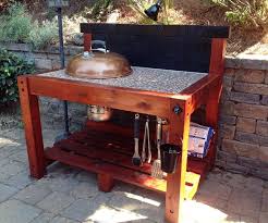 This will give you counter space and shelving. Weber Bbq Table 9 Steps With Pictures Instructables