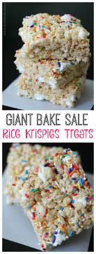 Easy christmas treats, christmas sweets, christmas cooking, noel christmas, christmas goodies, simple christmas, holiday treats, holiday recipes more than 49 individually wrapped treats at pleasant prices up to 36 usd fast and free worldwide shipping! Giant Bake Sale Rice Krispies Treats With Extra Mini Marshmallows