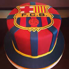 Barcelona Cake Football Birthday Cake Dad Birthday Cakes Barcelona Cake