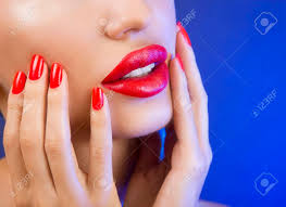Some of the hottest shades include pastel yellow, coral red, orange, minty green, and jacaranda. Sexy Young Beautiful Girl With Red Lips And Red Nail Polish Stock Photo Picture And Royalty Free Image Image 42295793