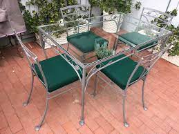 The following 200 files are in this category, out of 1,615 total. Salterini Patio Set 1945 Rose Bud Pattern Refinished In Satin Granite Gray Vintage Patio Furniture Wrought Iron Patio Furniture Vintage Patio