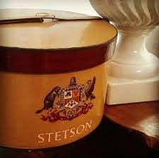 Vintage Stetson Hat Box Packaging As Office Decor Vintage Hat Boxes Stetson Stetson Hat