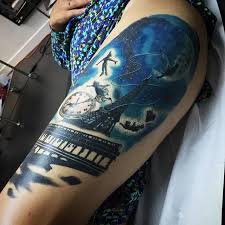 Take Me To Neverland With These Nostalgic Peter Pan Tattoos Peter Pan Tattoo Tattoos Peter Pan