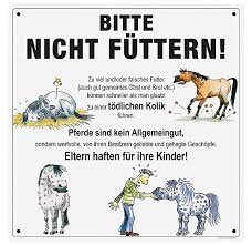 Vor einer woche hatten wir sie gebeten, uns die witzigsten verbotsschilder ihrer kinder zu schicken. Stall Weidebedarf Kolikgefahr Stalltafel Bitte Nicht Futtern Boxenschild Futtern Verboten Fazendaguimaraes Com Br