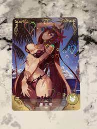 Scathach Fate Grand Order FGO Prism Holo Doujin Card R Goddess Story | eBay