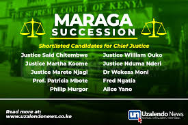Lady justice @martha_koome for chief justice of kenya! 10 Shortlisted To Succeed Former Chief Justice Maraga Uzalendo News